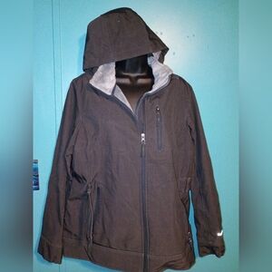 Free Country Men's Dark Gray Hooded Jacket